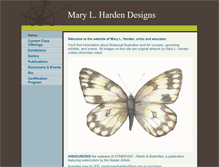 Tablet Screenshot of maryhardendesigns.com